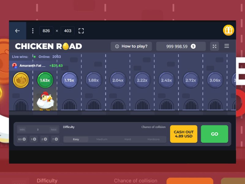 Jogar Chicken Road gratuitamente