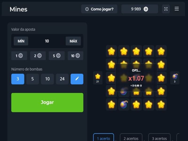 Recursos do Jogo Mines Recursos do Jogo Mines online